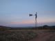 Windmill-powered water well.