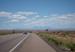 Approaching Flagstaff, Arizona, which is at the base of these mountains. They don't look so distant, but at this point they are still ~90km (56mi) away.